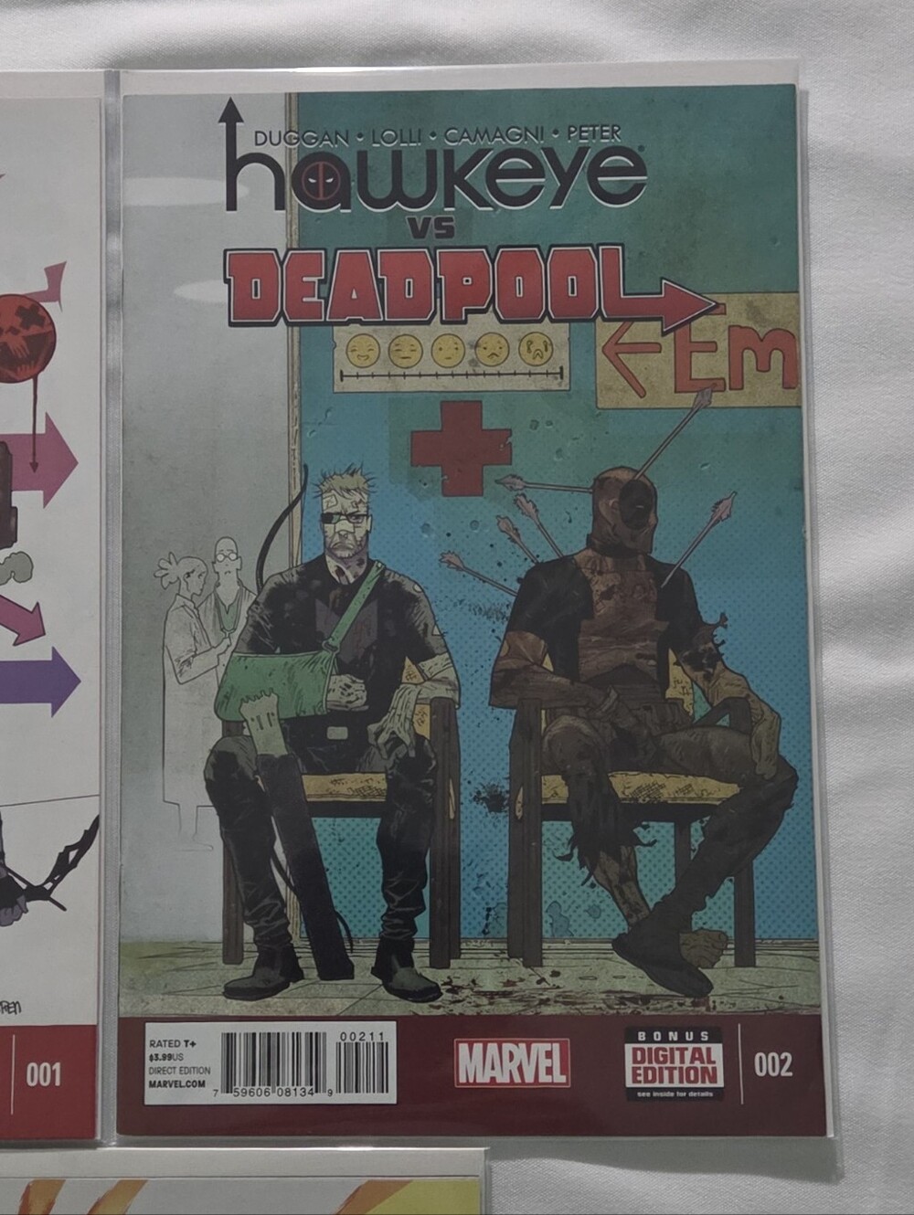 Hawkeye vs Deadpool (2014) comic book lot - Picture 4 of 7